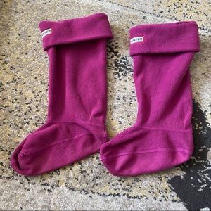 Women’s Hunter Socks for boots hot fuschia pink size m 5-7 fleece